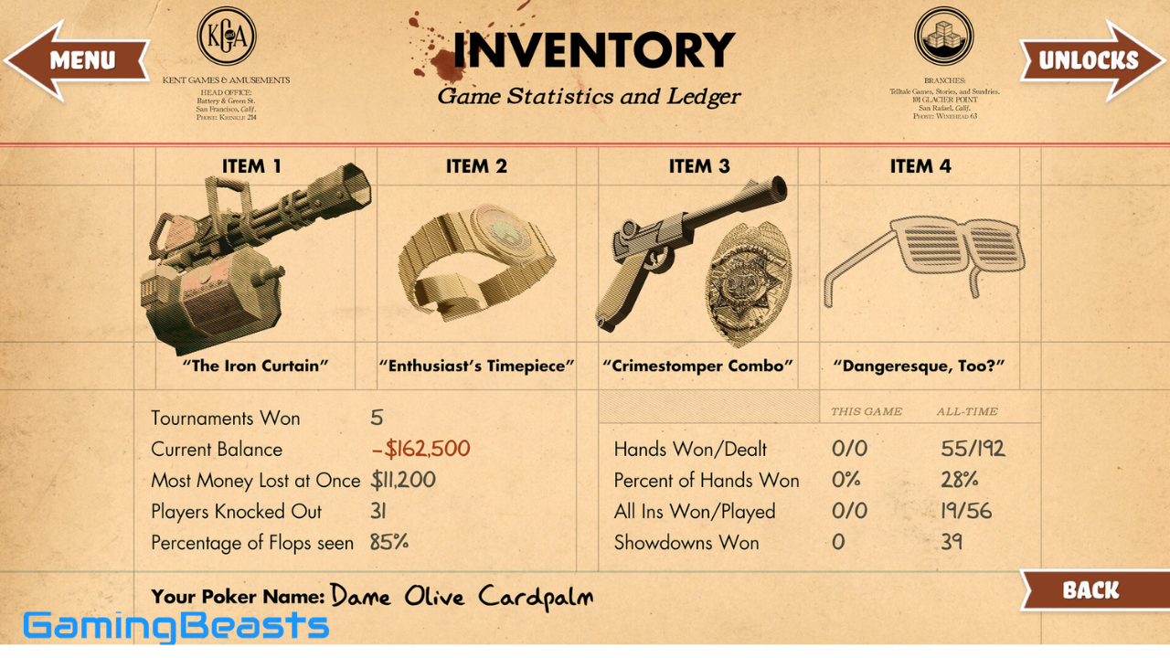 Poker Night at the Inventory PC Full
