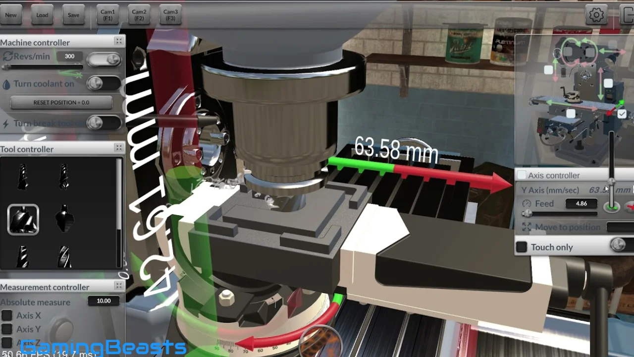 Milling machine 3D Free Download 